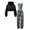 AG, variant on Emitonse Toddler Girls Outfits Sets Girls Set Spring Fall Winter Long Sleeve Hooded Sweatshirt Cargo Pants Sleeveless Top AG,Size 9-10 Years