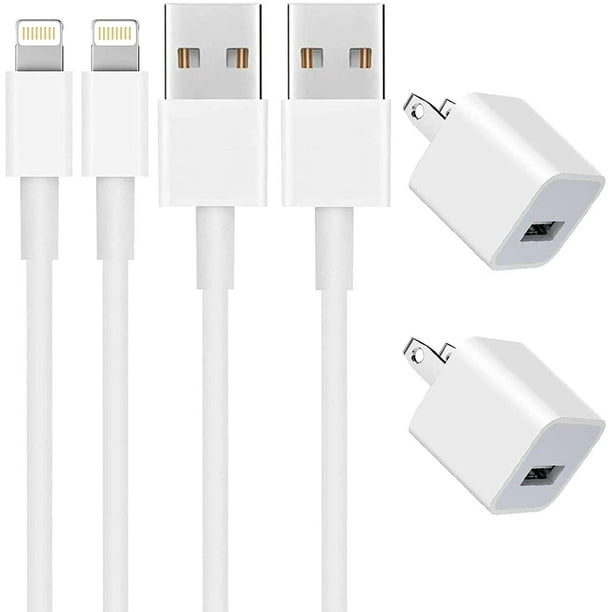 Iphone Charger 2pack 5ft Charging Cable And Usb Wall Charger Power Adapter Plug Block Compatible Iphone 12 Pro Max 11 X 8 8 Plus 7 7 Plus 6 6s 6 Plus 5s Se Mini Air Pro Cases Silver Walmart Com