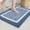 Blue, variant on DISEN Red and White Bathroom Rugs - Absorbent, Non Slip, Soft, Washable, Quick Dry, 16"x24" Small Bath Mats for Bathroom, Microfiber Shower Mat Bath Rug Bathroom Carpet