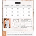 thumbnail image 6 of Asyoly Womens Summer Sleeveless Crewneck Tank Tops Casual Racerback Solid Color Blouses, 6 of 7