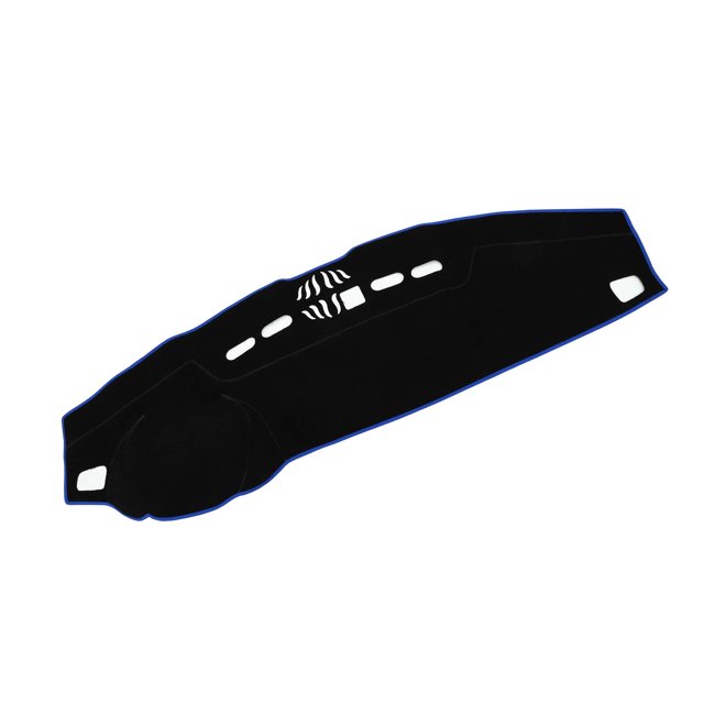 Cubiertas de tablero de Unique Bargains para Land Rover Discovery 3, alfombrilla de tablero antideslizante de poliéster negra y azul