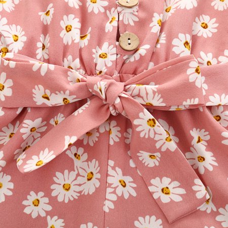 

Gubotare Baby Girl Clothes Winter Rompers Baby Boy Baby Girl Clothes Romper Ruffle Sleeve Long Sleeve Sweatshirt One Piece Pullover Fall Winter Jumpsuit Pink 3-4 Years