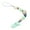 Green, variant on Pacifier Clip,Silicone Teething Beads Holder Soothie Teether Clips for Baby Boys or Girls, Lovely Silicone Beads Baby Infant Teething Soother Pacifier Clip Chain Holder