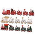 thumbnail image 1 of Wooden Christmas Train Toys Set For Christmas Decorations And Gifts, 1 of 5