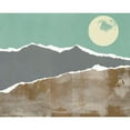 thumbnail image 3 of Green, Jacob 24x20 Black Modern Framed Museum Art Print Titled - Nevada Nocturn I, 3 of 5