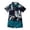 a-Blue3425, variant on VNKIDY Boys Toddler 2 Piece Casual Outfit Short Sleeve Button Down Casual Fashion Print Shirt With Bow Tie Matching Solid Color Shorts For Summer Casual Wear Gray 5-6 Years