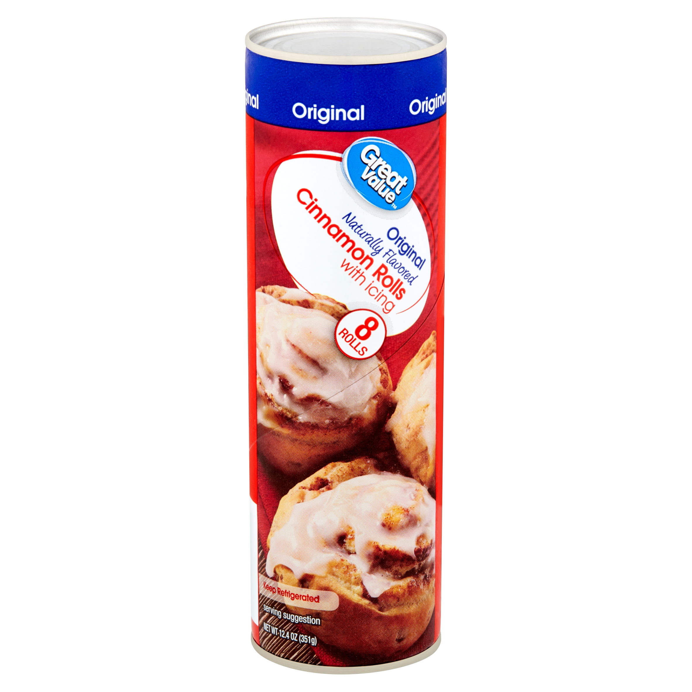 Great Value Original Cinnamon Rolls with Icing, 8 Count