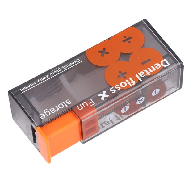 Dispensador De Hilo Dental, Soporte Portátil Para Varillas De Hilo, Estuche Para Hilo Dental De Viaje, Estuche Para Recoger Hilo Dental Pequeño Y Portátil Con 10 Hilos Para