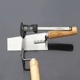 thumbnail image 4 of HiMiss Silver Cement Float Margin Trowel for Bricklayer, 4 of 6