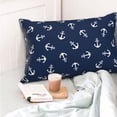 thumbnail image 4 of Sikiie Nautical Themed Simple Anchors Pillow Covers, Throw Pillow Case Cushion Covers,Cushion for Bedroom,Couch,Home-14"x20", 4 of 6