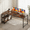 Rust, variant on CONCETTA 55 inch L Shaped Desk with Reversible Storage Shelves, 154 lbs Capacity Computer Corner Desk for Home Office, Gaming & Writing, Rust Brown