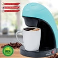 thumbnail image 4 of Brentwood 450-Watt Single-Serve Drip Coffee Maker with 10-Oz. Ceramic Mug, Blue, 4 of 6