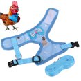 thumbnail image 4 of Chicken Leash, Breathable Mesh Training Harness and Leas Chicken Harness Duck Harness Adjustable Strap Outdoor Training Traction Rope for Chicken Duck Goose Hen Small Pets, 4 of 7