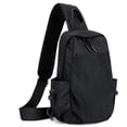thumbnail image 2 of Bolso de hombre, bolso de mensajero, bolso de pecho informal de moda para hombre, bolso de tendencia simple, bolso de hombro de estilo japonés para mujer, 2 of 6