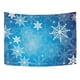 thumbnail image 3 of ABPHQTO Tapiz de copos de nieve de invierno de Navidad, decoración colgante de pared, decoración del hogar, sala de estar, dormitorio, 128x150 cm, 3 of 4