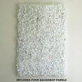 thumbnail image 5 of BalsaCircle 4 Silk Hydrangea Flowers Wall Backdrop Panels 11 feet UV Protected Wedding Party Decorations White, 5 of 7