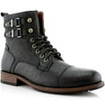 thumbnail image 2 of Polar Fox Mitch MPX808576 Mens Casual Cap Toe Boot Motorcycle Zipper Boots, 2 of 4