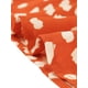 thumbnail image 5 of Blusa de peplum con volantes en las mangas y cuello redondo para mujer de tallas grandes Agnes Orinda 2X Naranja, 5 of 7