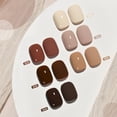 thumbnail image 2 of Set de esmaltes de uñas en gel GAOY Nude Brown Fall, 6 colores, 7,3 ml, 2 of 6