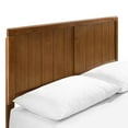 thumbnail image 6 of Modway Alana Queen Modern Wood Platform Bed with Splayed Legs in Walnut, 6 of 10