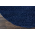 thumbnail image 5 of Nourison Malibu Shag MSG01 Navy Indoor Area Rug - 7'10" x ROUND, 5 of 8