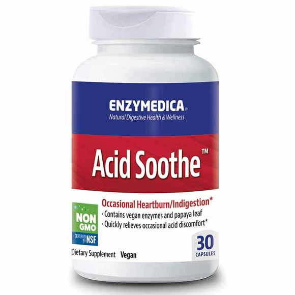 Enzymedica - Acid Soothe, 30 Units