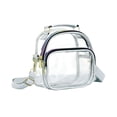 thumbnail image 3 of Bolso cruzado Salvador gran capacidad PVC 20 cm x 19 cm x 8 cm transparente, 3 of 10