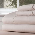 thumbnail image 3 of Somerset Home Series 4-Piece Microfiber Bed Sheet Set, Beige, Queen, 90 GSM, 3 of 11
