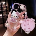 thumbnail image 2 of Bonita funda de teléfono Sanrio Hello Kitty para Samsung Galaxy S20, S22, S21, Note 10, 20 Ultra FE Plus, S8, S9, A81, A90, A91, 4G, 5G Fivean unisex, 2 of 2