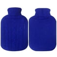 thumbnail image 2 of Bouillotte Classique en Caoutchouc Transparente 2 Litres avec Housse Tricotée, 2 of 8