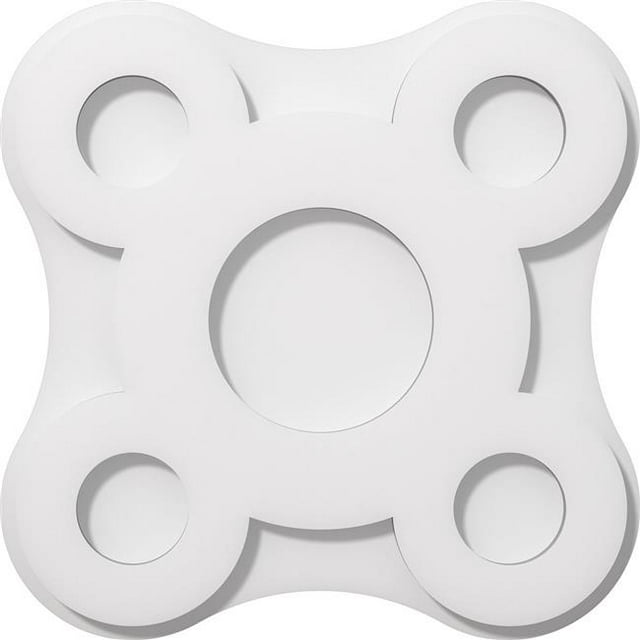 Ekena Millwork CMP14LA 14 in. OD x 4.75 in. Carré Luna Architectural Grade PVC Contemporain Plafond Médaillon