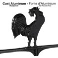 thumbnail image 4 of Klassen Bronze Large Rooster Cast Aluminum Weathervane, Black, 4 of 6
