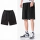 thumbnail image 1 of Pantalones cortos de malla de seda de hielo de verano para hombre, pantalones deportivos de secado rápido, ropa exterior informal fina, pantalones holgados de seda de hielo de cinco puntos de gran, 1 of 5