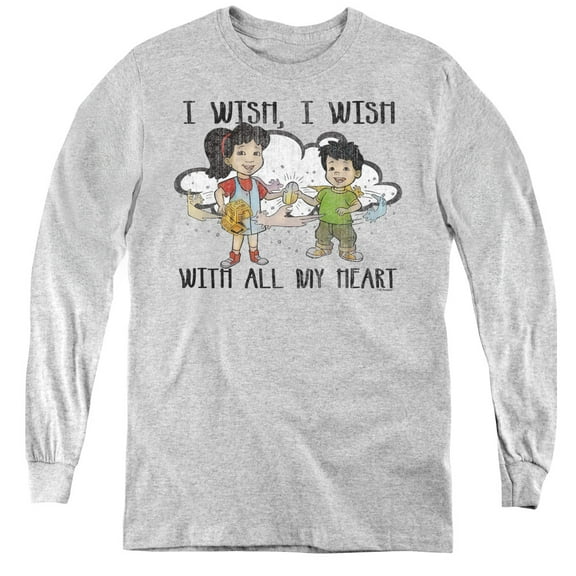 Dragon Tales - I Wish With All My Heart - Youth Long Sleeve Shirt - Small