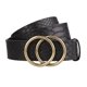 thumbnail image 2 of Minnieouse Cinturón de mujer, accesorio de ropa de estilo Simple, adornos de ropa elegantes, cadenas de cintura, cinturones de femenina, adorno de Cinturones Negro/Piel de serpiente 110cm Minnieouse AP009774-17B, 2 of 6