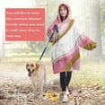 thumbnail image 4 of Pink Gold Marble Pattern Wearable Oversized Blanket,Wearable Blanket Hoodie for Adults,Cozy Hooded Blankets with Super Pockets,Super Warm Fuzzy Pullover for Women & Men, 4 of 6