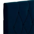 thumbnail image 5 of CorLiving Catalina Navy Blue Diamond Tufted Velvet Headboard - Queen, 5 of 9