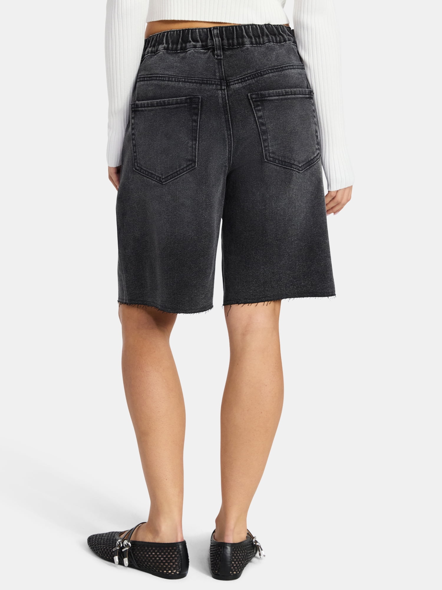 Madden NYC Women's Mid Rise Jorts, Sizes XXS-XXL