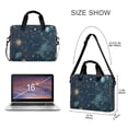 thumbnail image 3 of FORMRS 16" Laptop Bag Carrying Sleeve Case with Handle Travel Shoulder Briefcase, Dark Star Map, 3 of 8
