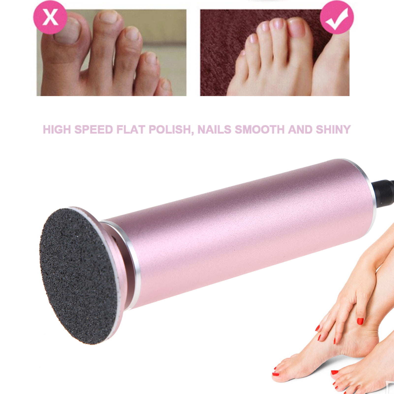 OTVIAP Electric Callus Remover Pedicure Foot File Feet Best Professional Tool