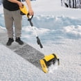 thumbnail image 3 of 1200W Cordless Snow Shovel, 20V 14.1-Inch, 4-Ah Cordless Snow Blower, Battery Snow Blower with Auxiliary Handle (4-Ah Lithium Battery & Charger Included), 3 of 9