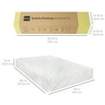 thumbnail image 7 of Best Choice Products 12in King Size 3-Layer Medium-Plush Charcoal Gel & Green Tea Infused Memory Foam Mattress, 7 of 7