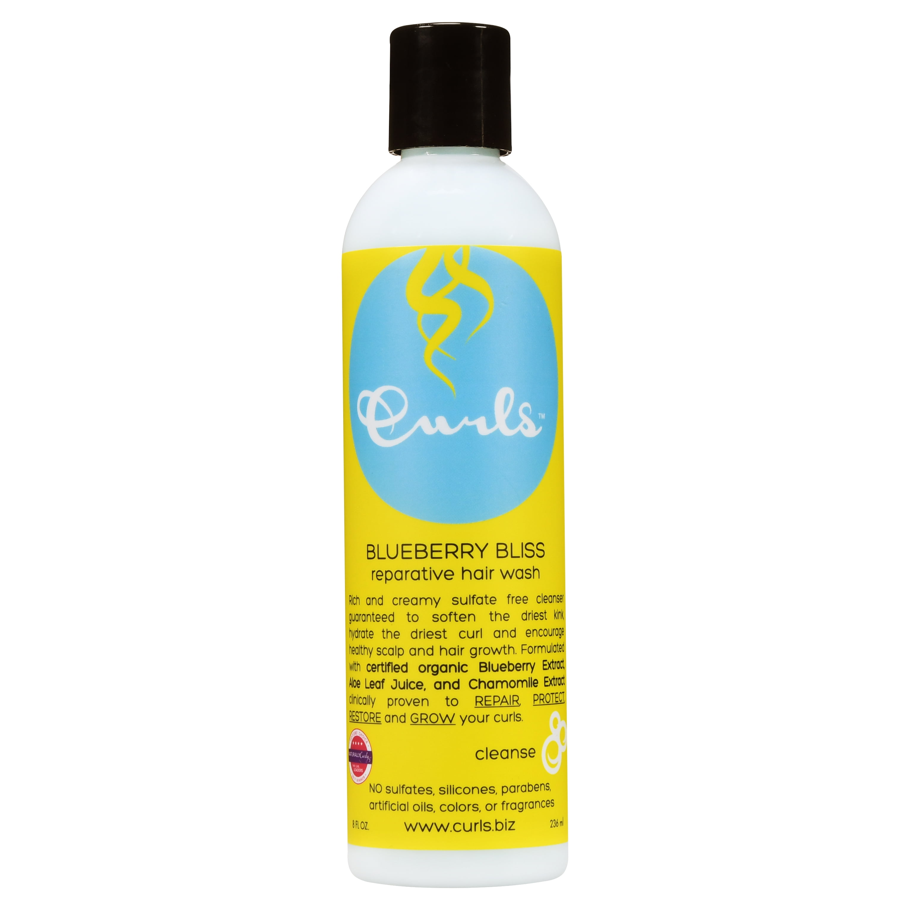 Curls Blueberry Bliss Hair And Scalp Oil CURLS Blueberry Bliss Repairing Co-Wash with Aloe, Blueberry, 8 fl oz