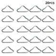 thumbnail image 1 of ziyahi Pack de 20 Trampolines V-Anneaux Boucle Connecteur Polyvalent Boucles Clip pour la Randonnée de Plein Air Chasse Escalade Randonnée, 1 of 8