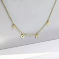 thumbnail image 6 of Dainty Custom Name Necklace Initial Letters Dangle Choker Women Jewelry, 6 of 9