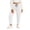 White, variant on Plus Size Womens Cotton Pants Joggers Leisure Sports Workout Solid Color Elastic Waist Sports Casual Pants with Side Pockets Size L-5XL