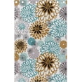 thumbnail image 5 of Coolnut Floral Patterns Blackout Curtain for Bedroom, 2 Panels Thermal Insulated Blackout Drapes Long Darkening Curtains with Grommets for Living Room 55 x 72 Inch, 5 of 5
