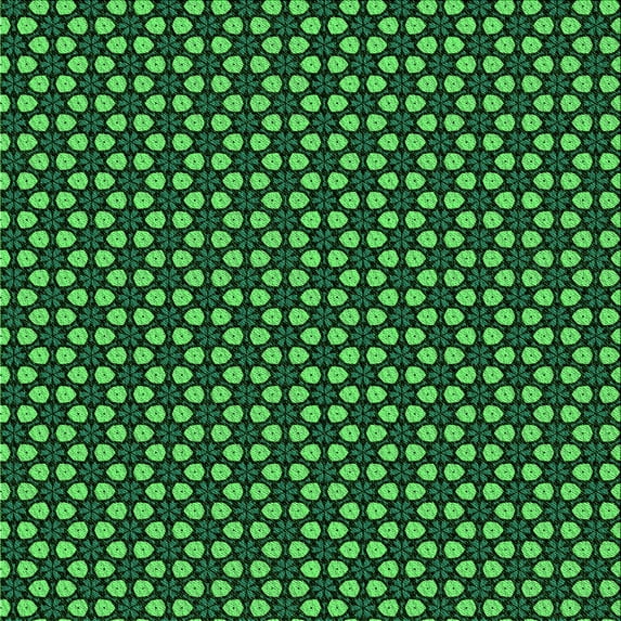 Ahgly Company Machine Washable Indoor Square Transitional Dark Forest Green Area Rugs, 4' Square