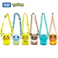 thumbnail image 2 of Monedero de silicona de Pokémon Pikachu Charmander, bolsa de mensajero de dibujos animados, muñeca de figura de anime, regalo de cumpleaños para niños y niñas pequeñas, 9 hola suerte  unisex, 2 of 2