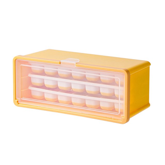Wosthever Molde de silicona PP para cubitos de hielo, reemplazo de 3 capas, inodoro para el hogar, cocina, Club, fiesta, bandeja para helados, accesorios Juegos de servir café y té Wosthever HA084407-01